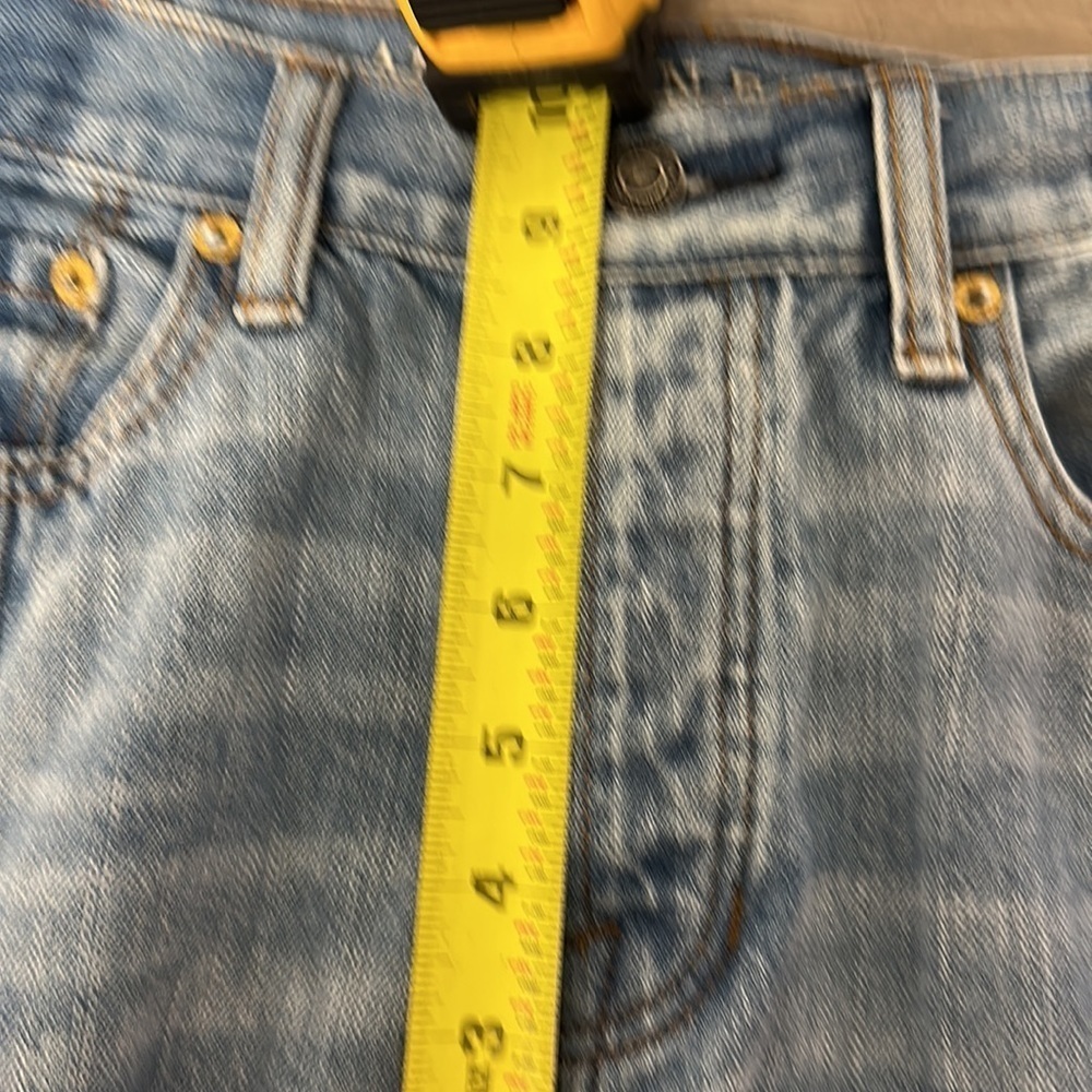 High Rise Color Block Jeans - Picture 8 of 14
